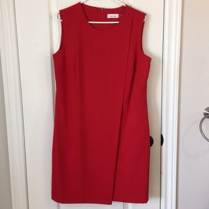Red Calvin Klein Dress